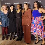 Amber Tamblyn Instagram - Thank you Vulture Festival, New York Magazine, and my curating-partner-in-crime Roxane Gay for having our literary series back, Feminist as F*ck featuring these incredible writers. It was a beautiful and powerful afternoon of readings that blew me away by Gabrielle Bellot, Nafissa Thompson-Spires, R.O. Kwon, Kirsten Vangsness (and some poems by me) and yes I did rock a corduroy suit in the key of cognac for the occasion because why wouldn’t I? Suit: @argent Hair: @hairbyaviva Makeup: @nickbarose Gold chain: @kentshire