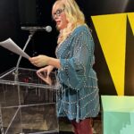 Amber Tamblyn Instagram - Thank you Vulture Festival, New York Magazine, and my curating-partner-in-crime Roxane Gay for having our literary series back, Feminist as F*ck featuring these incredible writers. It was a beautiful and powerful afternoon of readings that blew me away by Gabrielle Bellot, Nafissa Thompson-Spires, R.O. Kwon, Kirsten Vangsness (and some poems by me) and yes I did rock a corduroy suit in the key of cognac for the occasion because why wouldn’t I? Suit: @argent Hair: @hairbyaviva Makeup: @nickbarose Gold chain: @kentshire