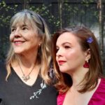 Amber Tamblyn Instagram - *Sings in the key of Maya Rudolph* SHE’S. MY. MOTHER. Happy birthdays to me and my mom @bonnietamblyn (mine’s today, hers is tomorrow May 15th.) In honor of her birthday, please check out or donate to @topainstitute (The Ojai Foundation) an organization gathering leaders, facilitators, artists, teachers and students in honoring global traditions of perennial wisdom that create peace, healing, art, learning, and most importantly: listening. This organization has been my mom‘s life work, and the world is better off for it. Happy birth, birthed, and birthing days to us! I love you so much mom! 🌺 📸 of me and my mom: @tina_turnbow Dress by @ruesaintpaul Matching purple flowers in our hair: my daughter Marlow