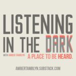 Amber Tamblyn Instagram - Welcome to Listening in the Dark: A Place to be Heard, exclusively on @SubstackInc. We are all about creative-minded community and cultural catharsis, full of feminism (of course) and always algorithm-free.   If you’re not familiar with Substack, it’s where some of the most important, inspiring, and illuminating writing and creative work is being done today—from Suleika Jaouad’s The Isolation Journals, to Heather Cox Richardson’s Letters from an American, to Roxane Gay’s The Audacity.    If you’re like me, these have been some lonesome, disconnected years, made all the more fractured by a worldwide pandemic, a toxic political climate, and social media algorithms which dictate our ability to authentically interact with one another. Listening in the Dark on Substack will aim to gather us together with purpose to combat all of that. I want you to pick up your phone and open an app and feel GOOD for once. Not numb, not riddled with anxiety, not to compare yourself to others. This will be a community where what we feel and think and do is valued and heard.   At Listening in the Dark on Substack, you’ll find anything and everything you  might need to feel inspired for 2023 and beyond: exclusive writing, from poetry to cultural criticism and political commentary, to writing workshops, virtual fireside conversations together, and behind-the-scenes stories from my time on the road, whether from a book tour or a TV show set. I want you there with me, every step of the way.   Head over to AmberTamblyn.Substack.com (link in bio) and become a member of our community today. I can’t wait to see you there.