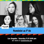 Amber Tamblyn Instagram - Join us next Saturday, November 11 for Feminist as F*ck at @VultureFestival in Los Angeles, featuring some of today’s most exciting voices across genres: Nafissa Thompson-Spires, R.O. Kwon, Kirsten Vangsness, and Gabrielle Bellot. Tickets at the link in my bio.