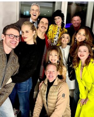 Amber Tamblyn Instagram - Sandoval did Ariana Madix so wrong but I did her so right in last night’s epic live reading of the infamous season finale of Vanderpump Rules for Andy Cohen’s Radio Andy. We had a damn blast recreating this emotional rollercoaster of an episode and what a wildly talented cast including Cheyenne Jackson who was just so crazy good as Tom Sandoval. As always @bravoandy, thank you for having me, you always know how to get the best people together in the room.

Ariana: these revenge tits are for you. 💛💛

The Vanderpump Live Reading airs on Jan 26 at 10am ET on sirius XM’s @radioandyinsta 

Thank you @noamgalai for capturing these moments!