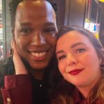 Amber Tamblyn Instagram - Three of my favorite people had a play open this week on Broadway that absolutely shook me to my core: Appropriate by the brilliant Branden Jacobs-Jenkins starring Sarah THEE Paulson and directed by the one and only Lila Neugebauer. A truly stunning, brutal, and powerful production that I will be thinking about for a very long time. Extra special shoutout to my favorite red-carpet loves, @rajafeatherkelly @cheobourne and of course, you @_bjj__ , you extraordinary mind and heart. Go see this play. It made Jesse Green weep in the form of an NYT review, and let me tell you that ain’t easy to do. Merlot suit: @argent Makeup: @michaelchuabeauty Photo of me and Paulson by @bruglikas — thank you Bruce for capturing this moment ♥️