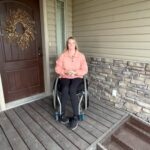 Amberley Snyder Instagram - 💘 WHEELCHAIR WEDNESDAY - Ramp on my house 💘 #amberleysnyder #walkriderodeo #wheelchairwednesday