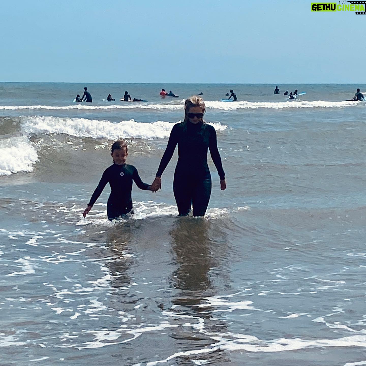 Ambyr Childers Instagram - Iām terrified of the ocean and hate cold water, but somehow these two convinced me š
