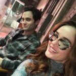Ambyr Childers Instagram – a few throwback photos that I took while on set for You 🍂🤍