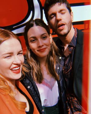 Ambyr Childers Instagram - a few throwback photos that I took while on set for You 🍂🤍