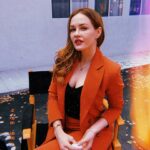 Ambyr Childers Instagram – a few throwback photos that I took while on set for You 🍂🤍
