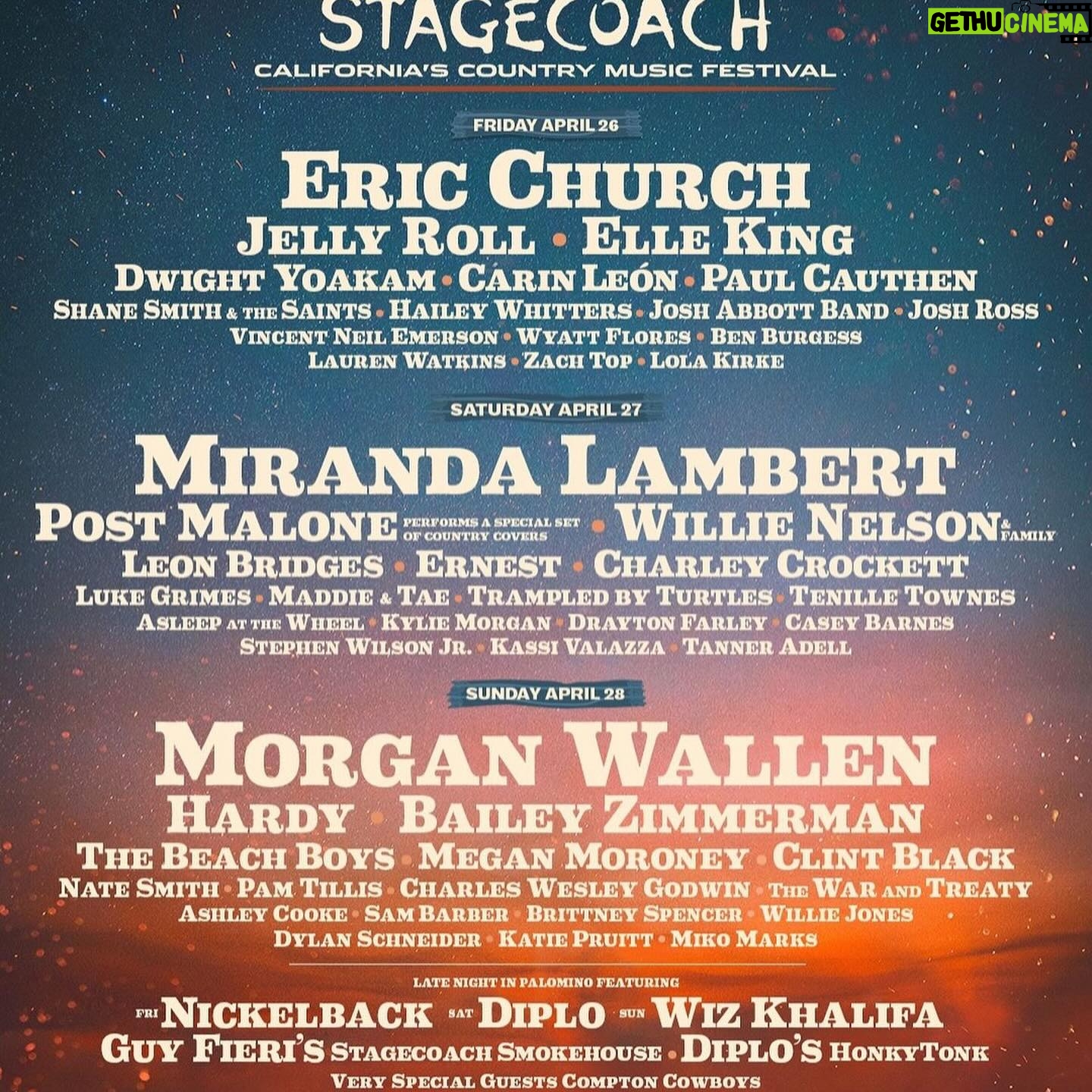 Ambyr Childers Instagram - This ain't Texas, it's Stagecoach. 🏜️🌵@stagecoach