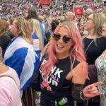 Amelia Lily Instagram – You are the reason I started singing. My idol forever. 

 #pink #stadiumoflight #sunderland #summercarnival #trustfall #tour #europe