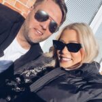 Amelia Lily Instagram – Reunited with my funny guy 🩵