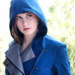Amelia Rose Blaire Instagram - Feeling super slick in this epic @volantedesign #SuperHeroStreetwear jacket 👊 Thank you #VolanteDesign ! Check out more of their amazing designs at tinyurl.com/volantejacket . 📸 by @BryanDechart . . . #ameliaroseblaire #bryandechart #dechartgames #connorarmy #superhero #games #gamergirl
