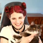 Amelia Rose Blaire Instagram - I’m in love 💙 Theo . #dechartgames #catsofinstagram #kitten #adoptdontshop #kittenrescue