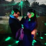 Amelia Rose Blaire Instagram - 🎊 Silent disco dancing into the new year with my love. Wishing each & everyone of you a marvelous year filled with playfulness, good people, laughter and love. I’m so grateful for you . . . #DechartGames #celebrate #newyear #wish