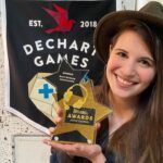 Amelia Rose Blaire Instagram - Honored to receive this award for Best Gaming Community from @thegamehers celebrating women in gaming! This award is for YOU #DechartGames friends🌟 Grateful for your compassion, creativity, goofiness and company. You’ve changed our lives . . #gameherawards #award #gamingcommunity #twitch #twitchstreamer #grateful #gratitude #womensupportingwomen #womeningaming