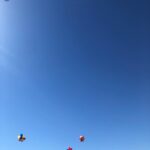 Amelia Warner Instagram - Palm Springs Sky ❤️💙💛