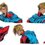 Ami Thompson Instagram – Here’s some expression design of Ben Reilly, referenced from @aymeric_kevin ‘s perfect design! #acrossthespiderverse