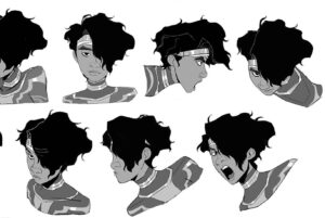 Ami Thompson Instagram - Early design of Pavitr Prabhakar. He is younger in this design #acrossthespiderverse
