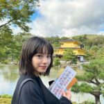 Ami Touma Instagram - 少し前に、京都に行ってきました〜！ 初金閣寺！実物を見ても実感がわかないくらい綺麗でずっと絵を見ているようでした！今度は紅葉シーズンに行きたいです🍁