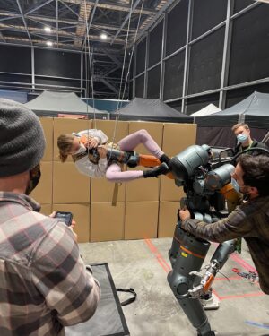 Amie Donald Instagram - Fun fact: I did all my own stunt work in M3gan with the help of @ike.hamon Stunt Coordinator and his awesome team 🥰 Loved playing her!

@blumhouse @blumhousehorror @atomicmonster @meetm3gan @universalpictures #m3gan #amiedonald #stunt @universalpicturesnz