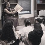 Amirah Vann Instagram - The best part of this thing called “celebrity” is being given opportunities to love on others-especially our children! The work is so important and it’s an honor to uplift and pour into these amazing young people as they look up at me with hopeful, pure, innocent eyes 💗 Thank you @nyknicks & @gardenofdreams sincerely! Happy #Juneteenth