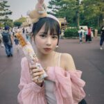 Amisa Miyazaki Instagram - フィルムカメラかわいい😀 この前フッ軽ディズニーしてきたよ。
