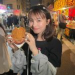 Amisa Miyazaki Instagram - 今年初お祭り🏮👘✨ ・ 10円パン初めて食べた