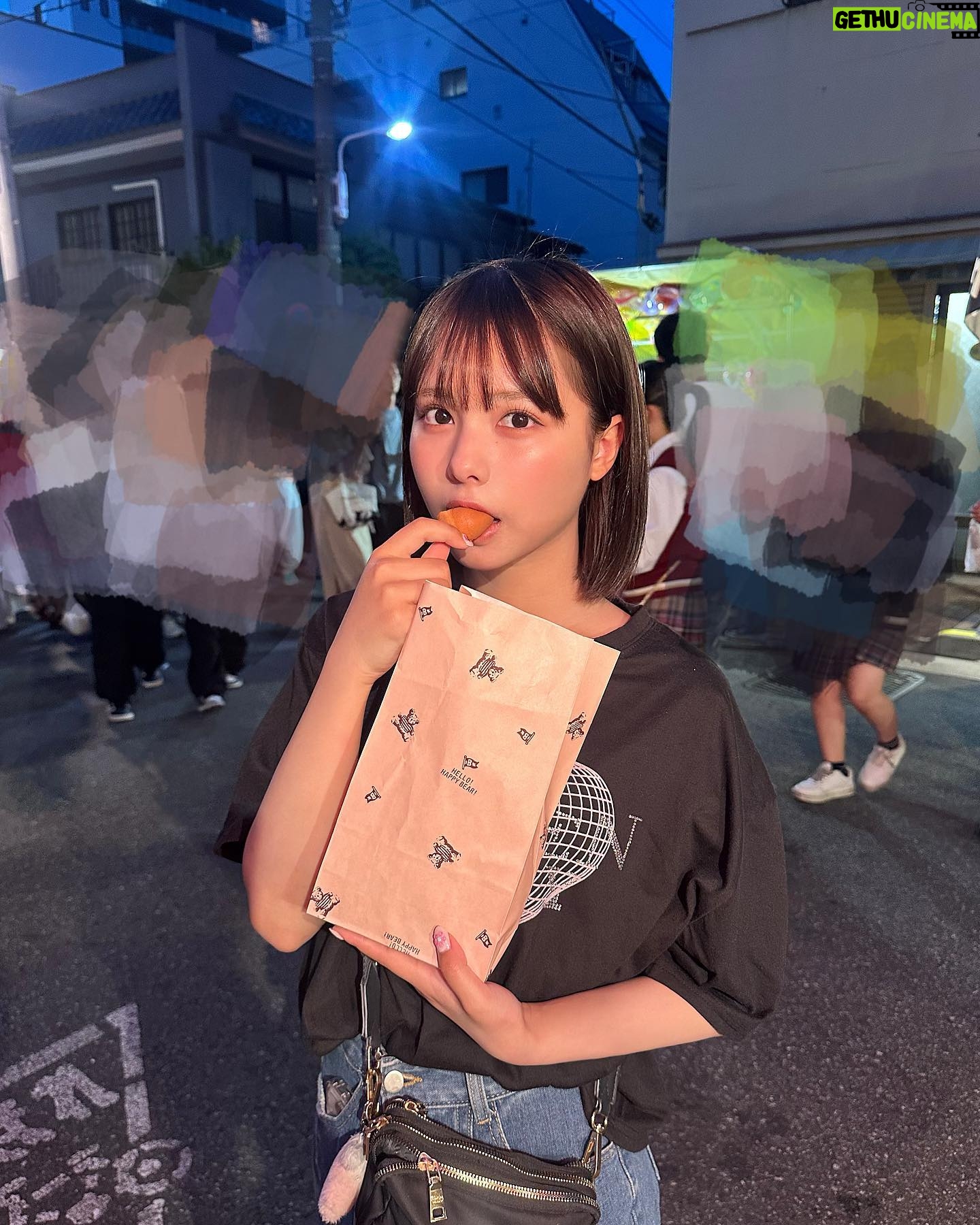 Amisa Miyazaki Instagram - お祭り行ったら絶対ベビーカステラ食べる🫶
