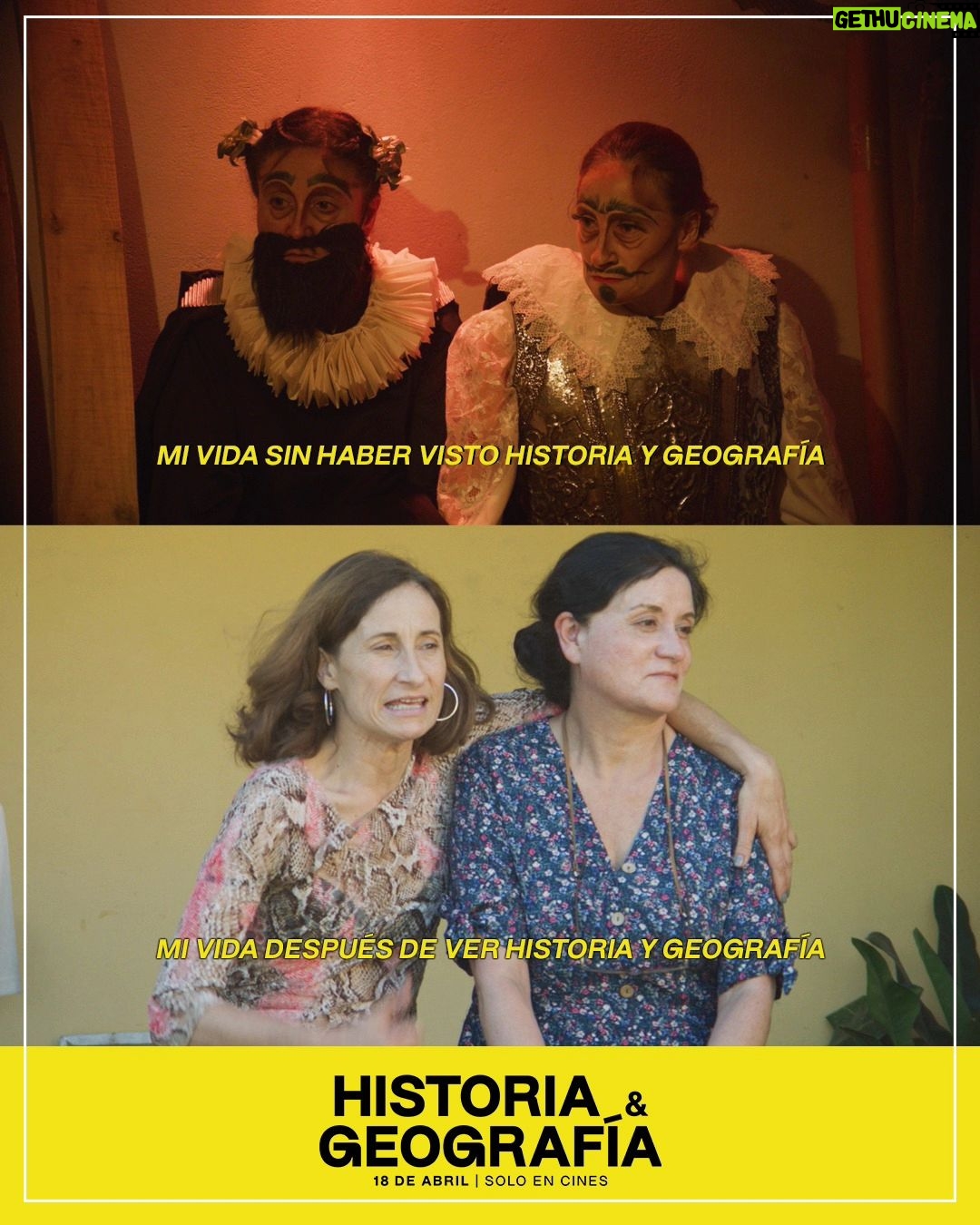 Amparo Noguera Instagram - La vida es más linda cuando hay sonrisas 😁✨️🥹 Historia y Geografía sigue en cartelera, así que no te pierdas la oportunidad de disfrutar y reir con esta novedosa y divertida comedia de Bernardo Quesney 📽 🎬 Seguimos en cartelera 🫢😍💅