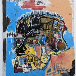 Amrit Kaur Instagram - On an old school train to The Broad Museum and I feel about nine. If old school cars really can make you time travel, I would like to be picked up re: Midnight in Paris lol! 

Got to see a Basquiat and Warhol painting in the flesh for the first time. Every time I look at this Basquiat painting I see a new meaning 🤯