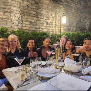 Amrit Kaur Instagram - A post too late, but one with all of my favourite people celebrating the night.

HMU: @summerogrady 
Stylist: @muihai 
Dress: @payalkhandwala 
Photo by: @georgepimentel1 

Other important mentions:

2: mom
3: my peeps
4: the girlfriend 💞
5: my Banana that identifies as a Watermelon
6: joy
7: Kat, sorry God, the savior ❤️