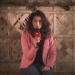 Amrita Chattopadhyay Instagram - Screengrabs from "Tarakar chokhe Taraka Kendro" , for the upcoming vote roaming around Jadavpur Loksobha kendro For @abpanandatv Thank you Moumitadi, Puruda, Atashi and Team ✨ Link in Story #actorslife #anchorslife #anchoring #abpananda