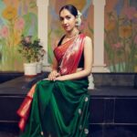 Amrita Chattopadhyay Instagram - Some more from @mrignayanikolkata ✨ Agency @coralblue91 Makeup @abhijitpl2 Hair @sanandalaha Styling @kiara_sen111 Photography: Deepayan #paidpartnership #instamood #instashoot #instagram #saree #sareelover #sareenotsorry #campaign #work #worklife