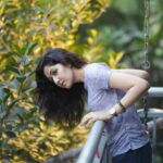 Amrita Chattopadhyay Instagram - Jhor asche naki?? 😅😇 📸 @that_cam_boy_official #noedit #nofilter #instamood #instasummer #instagram #green #nature #candid #candidshot #waitingforrain