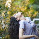 Amrita Chattopadhyay Instagram - Jhor asche naki?? 😅😇 📸 @that_cam_boy_official #noedit #nofilter #instamood #instasummer #instagram #green #nature #candid #candidshot #waitingforrain