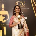 Amruta Subhash Instagram - Amruta Subhash just won the Best Supporting Actress award at the #CriticsChoiceAwards 2024 for her powerful performance in Lust Stories S2: The Mirror! A path-breaking performance for the ages. 👏🌟🏆 #AmrutaSubhash #LustStories2 @criticschoiceindia @groupm_motion @vistasmediacapital @streaxindia @britannia.industries @disneyplushotstar #CriticsChoiceAwards