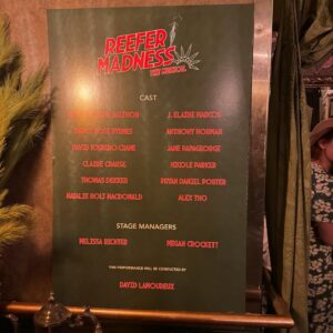 Amy Anderson Instagram - Omg everyone go see Reefer Madness at The Whitley in Hollywood. We laughed so much and the cast is phenomenal! 

I can't promise you'll be photobombed by Angelina Jolie, but you will have so much fun! It's worth it just to see the amount of costume changes. Go go go!  #reefermadnessthemusical #reefermadness