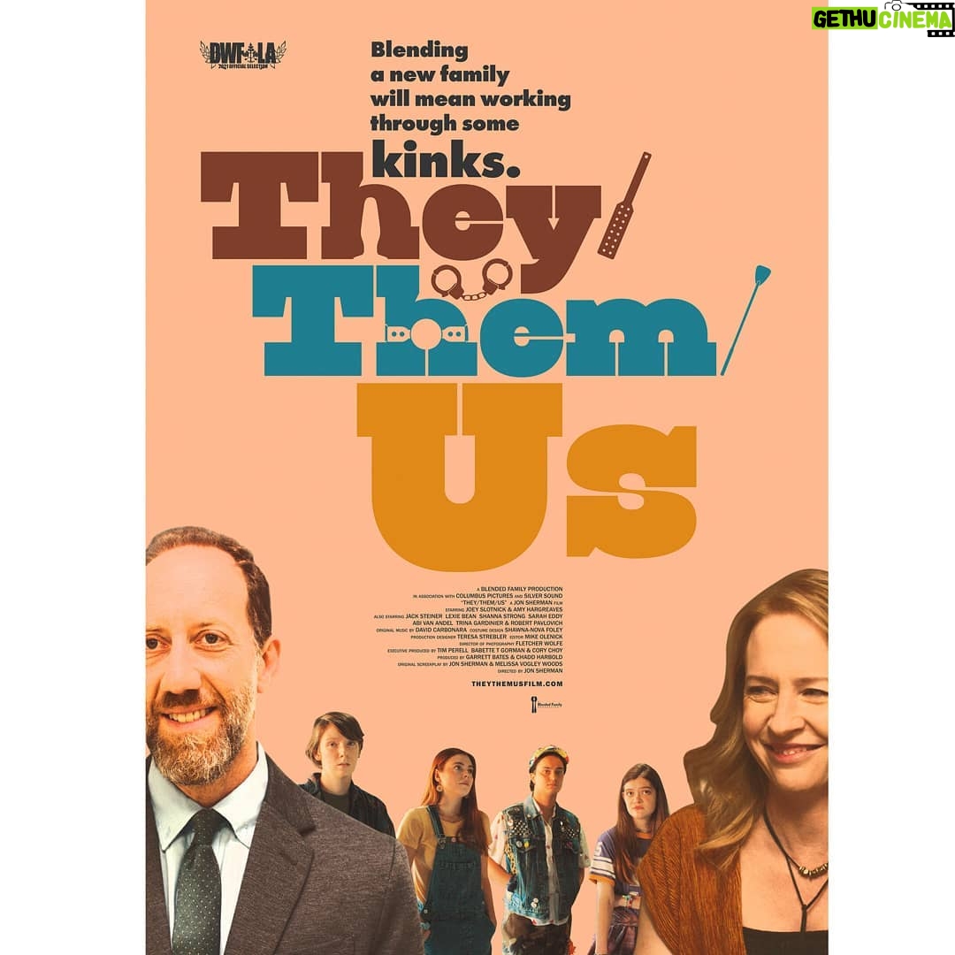 Amy Hargreaves - 1.3K Likes - Los Angeles!!
THEY/THEM/US has it's festival premiere September 11 at @danceswithfilms in Hollywood- I'll be there, will you?
This film is sweet and funny and I love it!!
Link to trailer in bio!! ❤