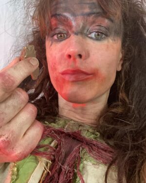 Amy Manson Instagram - Well I didn’t think I’d be writing this so soon, nor did I believe on beginning this journey three years ago, that we’d be hit with anymore sucker punches if we tried, but it was a testament to all the determined cast and crew, who kept morale alive, that we were able to find a semblance of closure. 
From day one until the last we showed up as a team, as a family, and a damned talented bunch at that. I was honoured to share a space with you all daily. 
I owe huge gratitude to @chrisblundellmakeupandhair and @micheleclapton who went above and beyond to collaborate on such a crazy creative journey. The labour of love was a daily mindf*k.
Lastly, thank you to the fans who continue to support. I hope you enjoy the final bow. 
All episodes are now out today in the US on TUBI and coming to ROKU in the UK/Europe in spring. Big love NEVERS fam 🖤 #thenevers #maladie