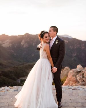 Amy Okuda Instagram - I’m glad I still cared about grades in middle school because if I wasn’t put in the “advanced” classes I wouldn’t have had every single class with this guy. 2 years married now and you’re still the same sweet/funny boy who carried my books for me while giving me a lot of shit about it. Your knee just hurts a lot more often now. Happy anniversary. 

Oh also, it’s Election Day. So VOTE! I already bought a bottle of champs and I’d like to celebrate more than one thing today.