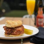 Amy Acker Instagram – Wednesday but pretending it’s the weekend 💃
Fried Chicken Biscuits with hot honey butter
Recipes:
@alisoneroman luckiest biscuits in America
 @nytcooking pickle brined fried chicken 
Hot honey butter-mix butter, honey & @franksredhot