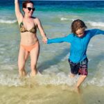 Amy Davidson Instagram - These are the moments… 💦👦🏼👙☀️🏝️