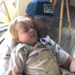 Amy Davidson Instagram - To the greatest dad(s) and grandpa out there! How did we get so lucky?! So incredibly grateful we get to call you both “ours.” I love you Dad!! Thank you for your examples of living each day to the fullest. 🫶🏻✨🙌🏻 And babe, Lennox made you a daddy! An amazing daddy! We love you so much! This first pic has always been one of my faves 🥰