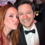 Amy Davidson Instagram - I rewrote this caption in my head a few times yesterday, and to be honest, my thoughts are still jumbled… What @yasbeckamy has created with the @johnritterfoundation and the work they are doing for aortic awareness is mind blowing. The lives the foundation is saving and the family units they are helping to stay intact is nothing short of extraordinary…And still, John is not here. John’s death was the catalyst for a foundation that continues to educate people and bring to light aorta health and awareness. John’s death has saved so many lives…Aortic dissections do NOT have to be a death sentence. 🙌🏻 But for John, it was… And if he knew the impact he would be making now, I truly believe he wouldn’t have had it any other way. Such bitter sweet feelings. So many emotions. The gala and silent auction raised so much money for the John Ritter foundation!! 👏🏻👏🏻 It was an honor to be on the auction committee amongst the amazing group of dedicated humans. Thank you, Meredith, Amy and Jenn! Cheers to continuing to raise awareness and lots and lots of donations!!💜💜💜 I love you, John. I miss you. ♥️ Styling @curatedbysusansiegel Makeup @virtueandvixen Hair @lindsaytara28
