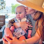 Amy Davidson Instagram - A day at the barn equals a great day! Thank you, Kales. I think it’s safe to say the kids had fun! 😄🐴🥕🐷🐮🦆🐓And Tildy…👶🏼 you are soooo delicious, baby girl!💕💕