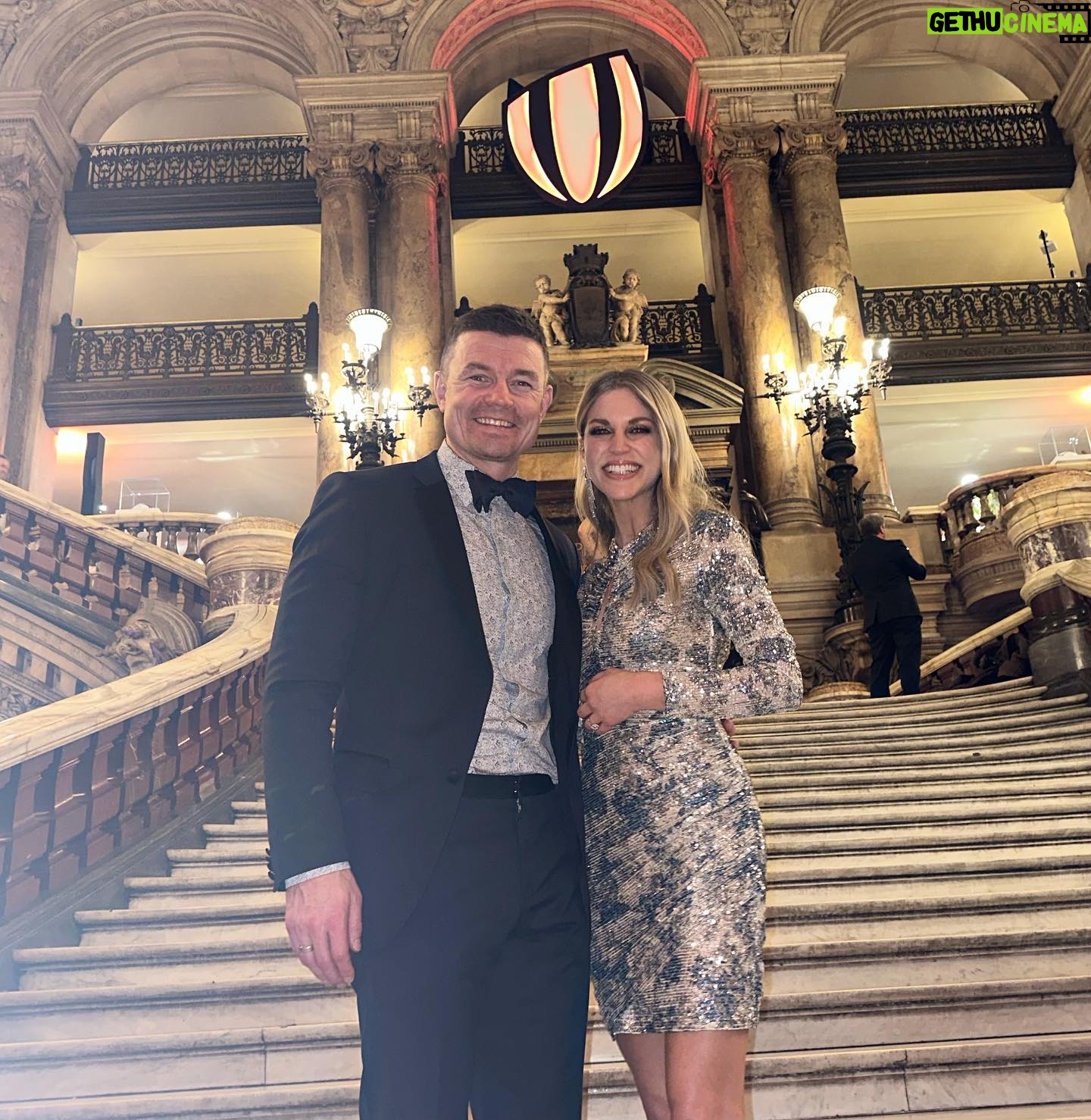 Amy Huberman - 15.9K Likes - Thank you to the #worldrugbyawards for a beautiful ceremony last night, not the final we had all hoped but the Irish definitely represented in the awards categories ☘️💚 And congratulations to the RWC winners!
The Opera Garnier building is so Parisienne chic stunners*, but I was slightly disappointed Brian didn’t present his award category in full mezzo-soprano, but what are you gonna do.
Couldn’t believe there wasn’t any special merit awards for ‘best tackling’… of steps in impossibly high heels. But again what are you gonna do. (Bodface couldn’t even look.)
*Ceiling could have done with a lick of paint though TBH.