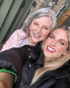 Amy Huberman Instagram - Happy birthday to the best Mum I’ve ever had even when you throw in the telly Mums and they’ve been lovely too but this Mum is an absolute top fave 🎈