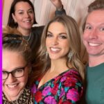 Amy Huberman Instagram - We were finally allowed laugh last night thanks be to absolute Jaysus. Honestly this show was so fun and daft and joy filled in the best possible way. All locked in together trying not to laugh. I mean that beats all being locked in together and trying not to cry (let’s not mention the pando eh) Styling @corinagaffey @ronnykobo @outnet M/U; @cloochy Hairs; @cashmandjmc Where to put one’s hands in a photo inner turmoil; model’s own. (And yes I got temporary leg extensions in the January sales in the last photo. I am normally the height of a thumb tack.)