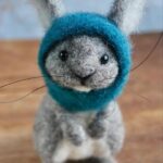 Amy Huberman Instagram – Happy sugar crash meltdown wrangling to you and yours x
Art by @laurastathamfiberart & if I was ever to own a knitted bunny in a hat with space out the top for ears it would be this one.