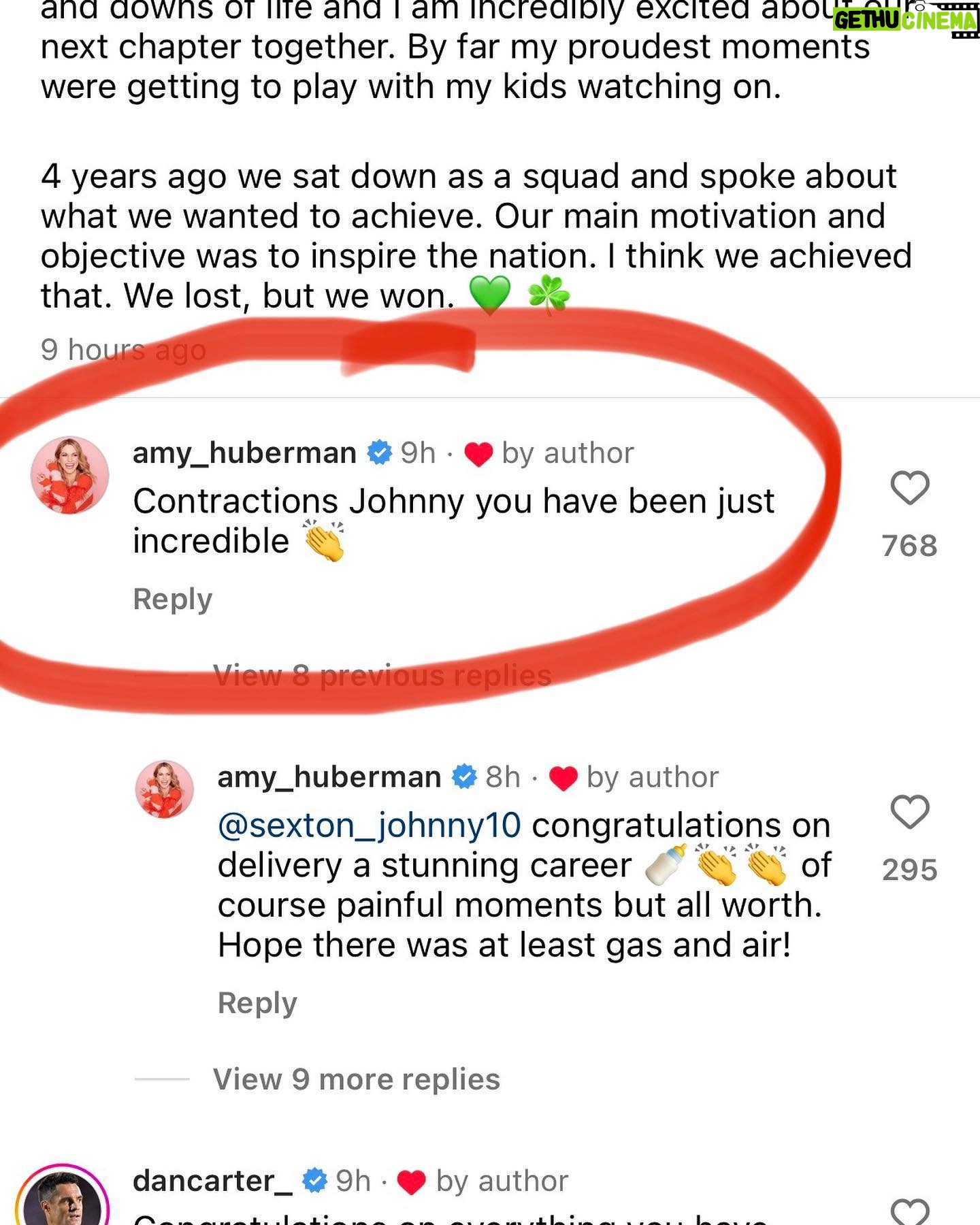 Amy Huberman - 7.9K Likes - Why I’m not involved in professional rugby commentary I’ll never know.
Not overly dilated with those typos TBH.